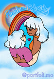Sapphic Pride Stickers