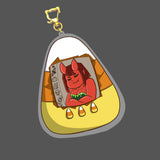 Candy Corn and Demon Girl Tamagotchi 3” Charm