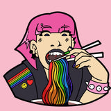 Rainbow Ramen Sticker