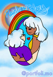 Sapphic Pride Stickers