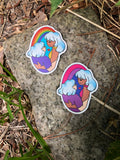 Sapphic Pride Stickers