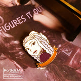 1.5" Cinead and Riley Enamel Pins
