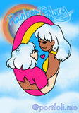 Sapphic Pride Stickers