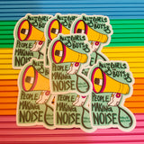 Megaphone Pride 3” Stickers