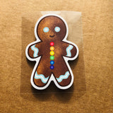 Gender-bread Cookie 3” Stickers