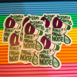 Megaphone Pride 3” Stickers