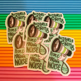 Megaphone Pride 3” Stickers