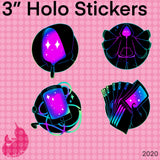 Eldritch Being Holographic Stickers