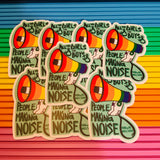 Megaphone Pride 3” Stickers